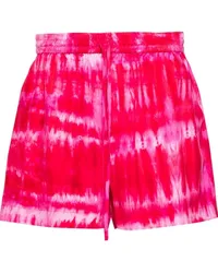 P.A.R.O.S.H. P.A.R.O H. Batik-Shorts aus Seide Rosa