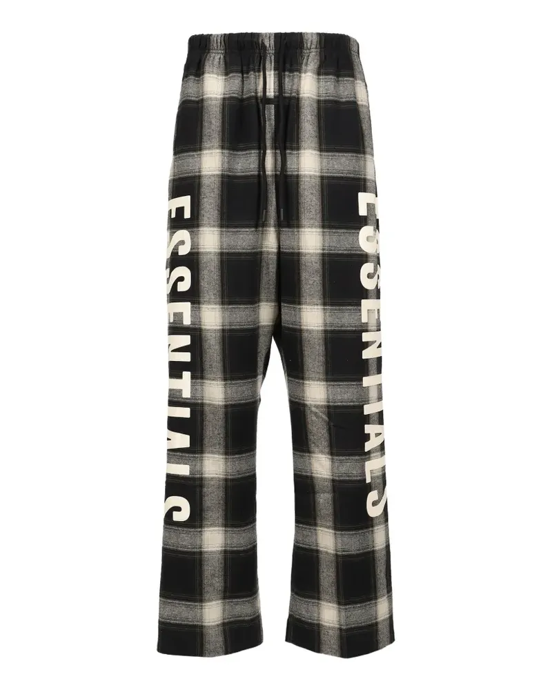 Fear of God plaid-check flannel trousers - Grau Grau
