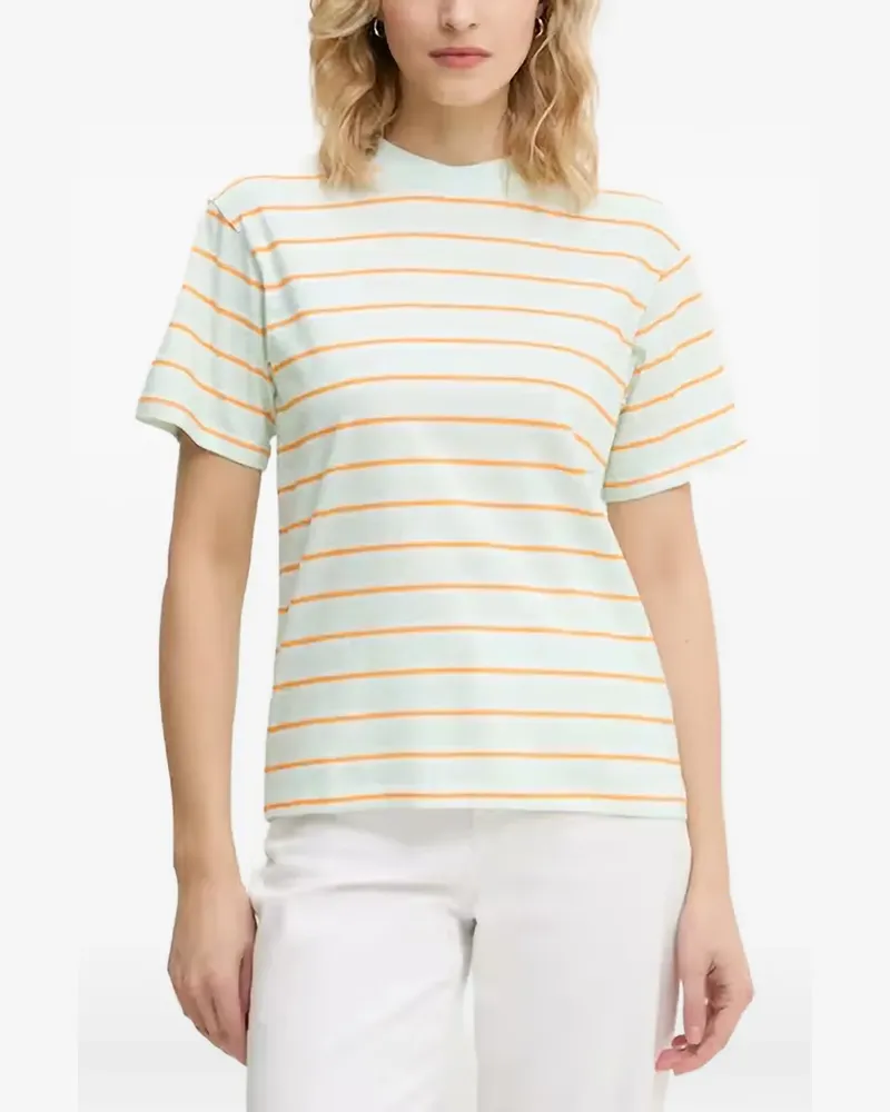 Day Birger et Mikkelsen Gestreiftes T-Shirt - Grün Grün
