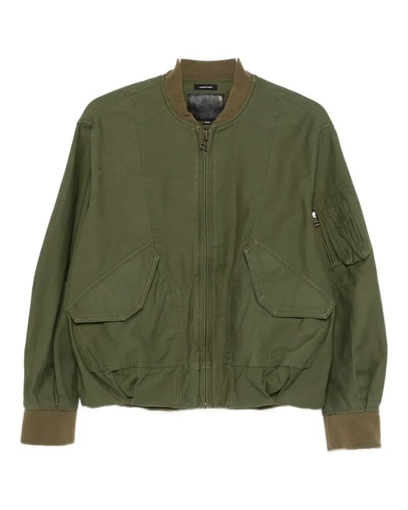 R13 Bubble pocket bomber jacket - Grün Grün