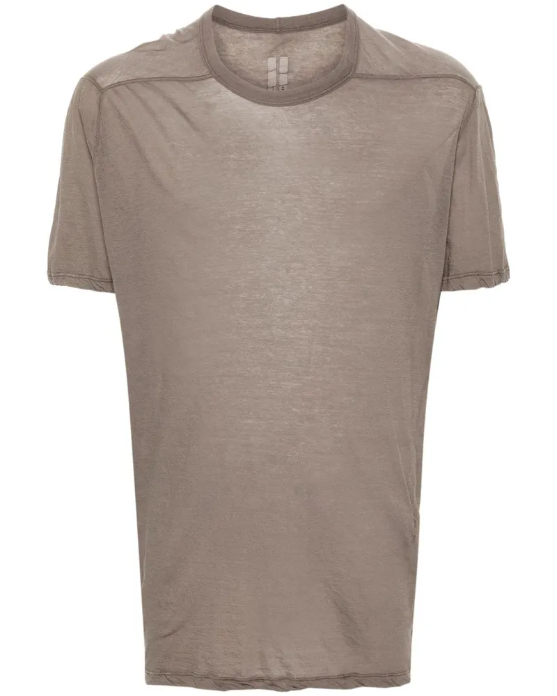 DRKSHDW by Rick Owens Semi-transparentes Level T-Shirt Grau