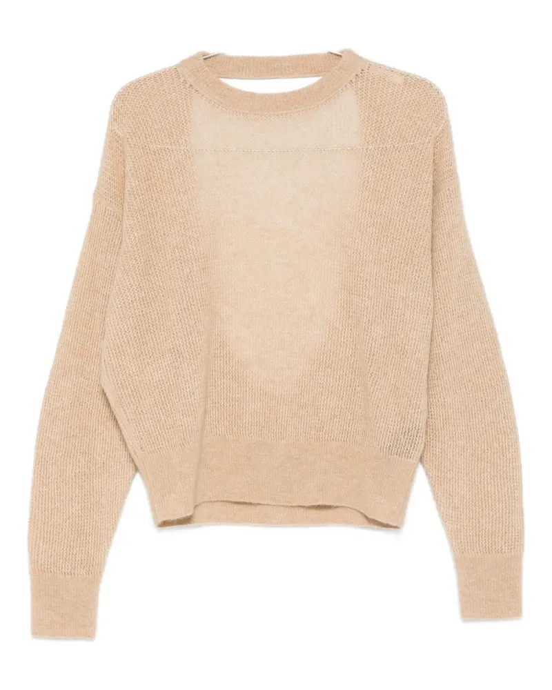 Haikure open-back sweater - Nude Nude