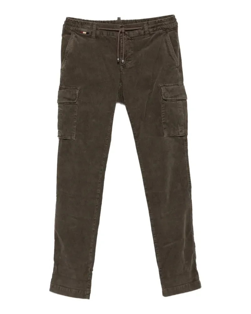 Mason's corduroy drawstring cargo trousers - Grau Grau