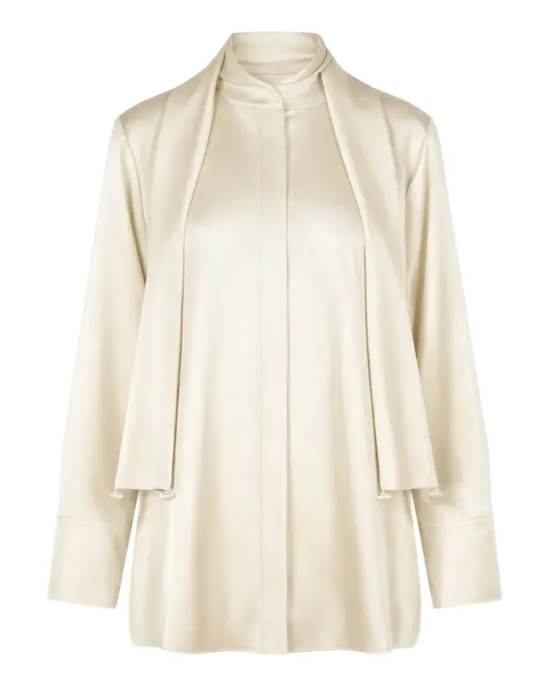 Jil Sander Drapierte Bluse - Nude Nude