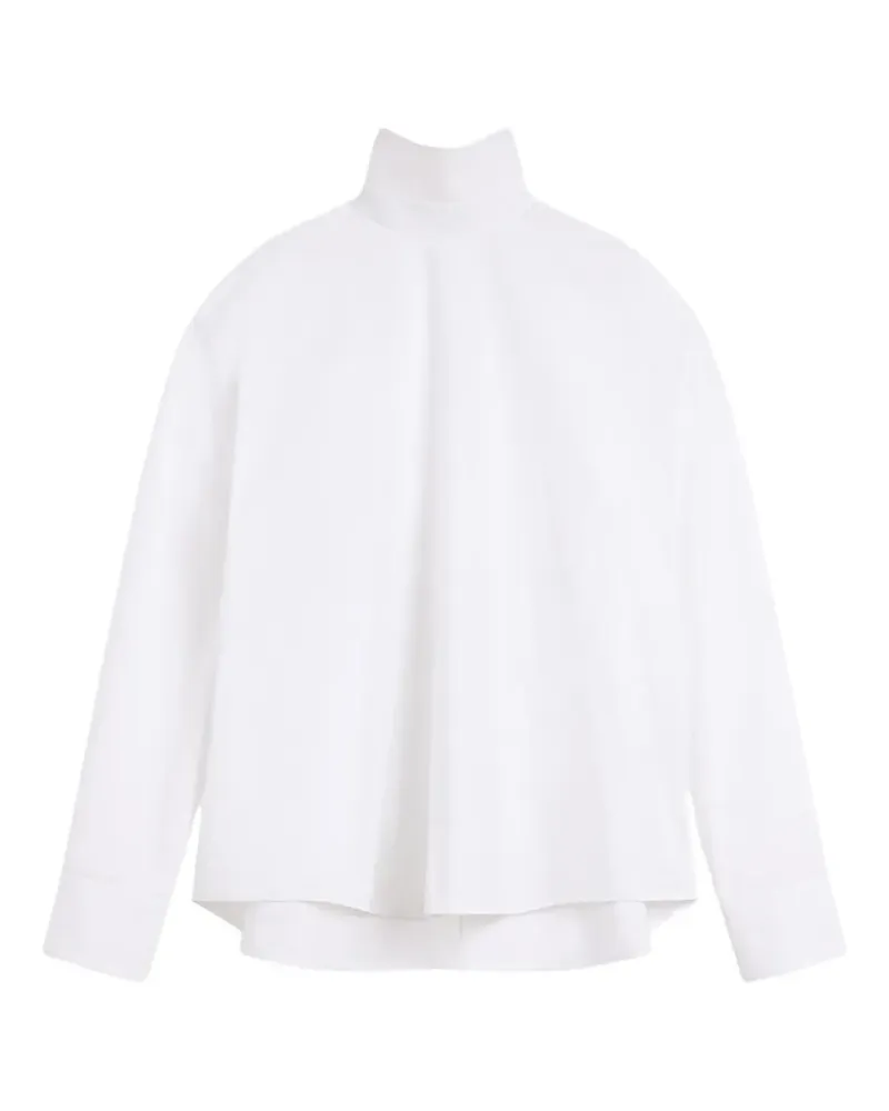 Givenchy Stehkragen-Hemd mit Latz - Weiß Weiß