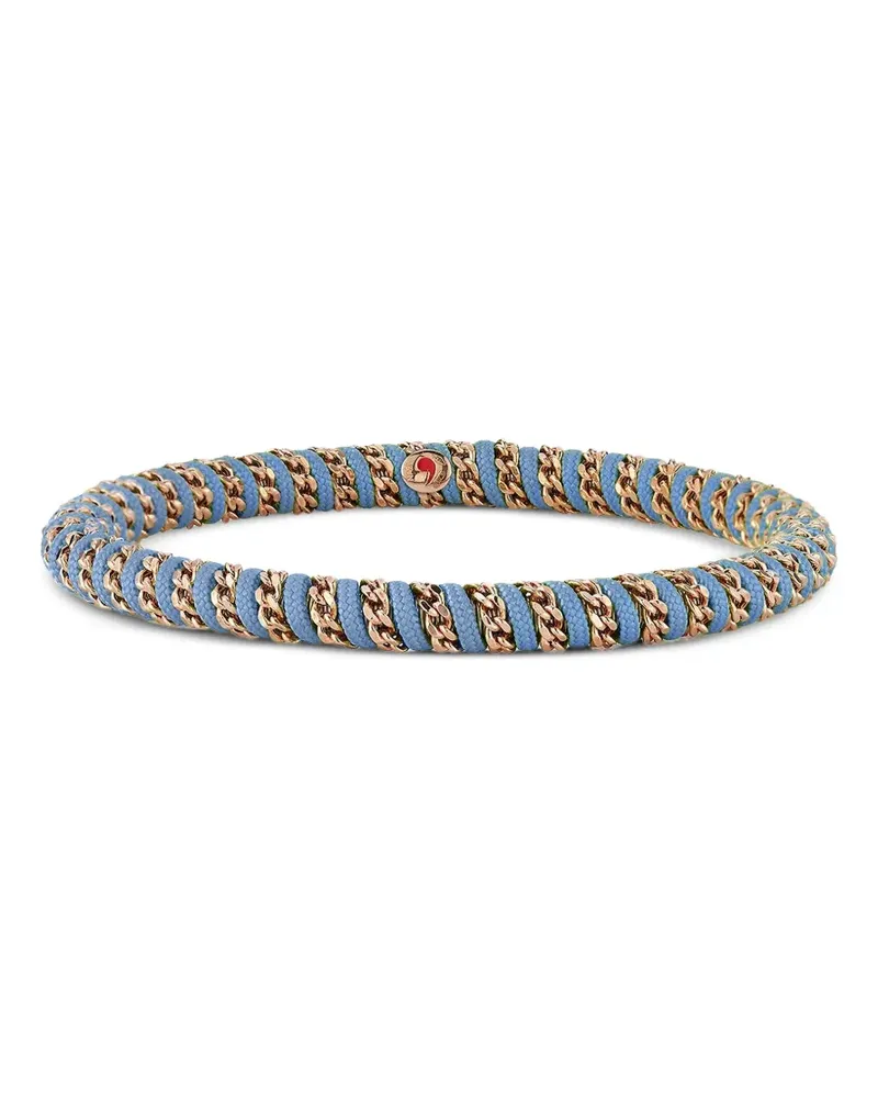 Roberto Demeglio Light Blue Gio stretch bracelet - Gold Gold