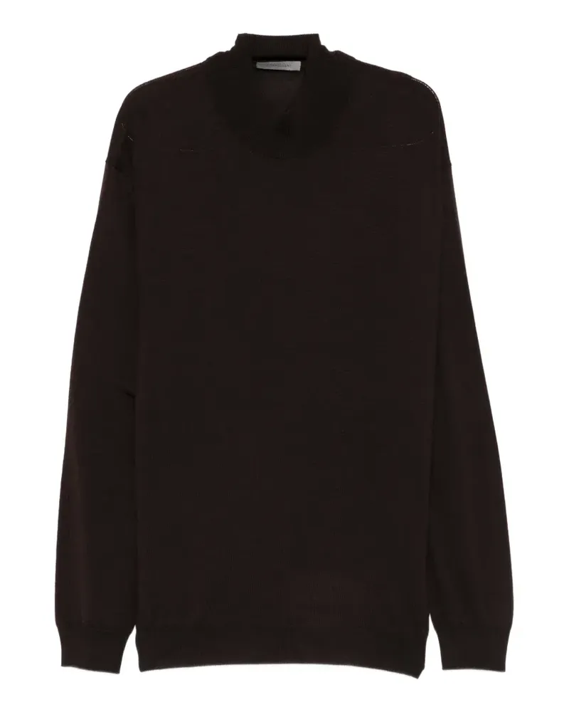 Corneliani Pullover aus Schurwolle - Braun Braun