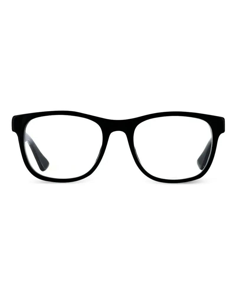 Gucci Brille mit eckigem Gestell - Schwarz Schwarz