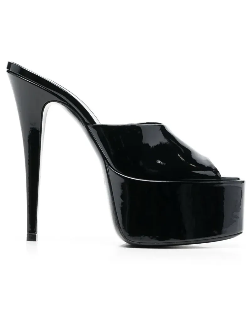 Paris Texas Marina Mules - Schwarz Schwarz