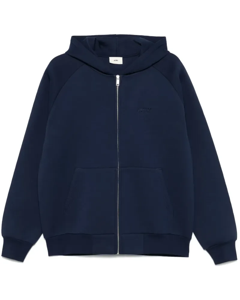 AUTRY Jacke mit Logo-Prägung - Blau Blau
