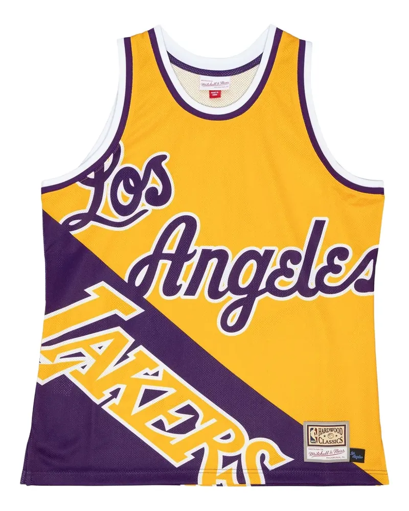 Mitchell & Ness x NBA Los Angeles Lakers Big Face 5.0 Tanktop - Gelb Gelb