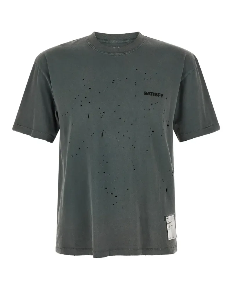 Satisfy MothTech T-Shirt mit Logo - Grau Grau