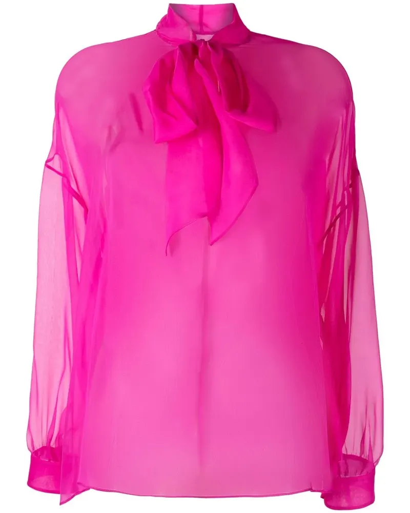 Valentino Garavani Bluse mit Schnürung - Rosa Rosa