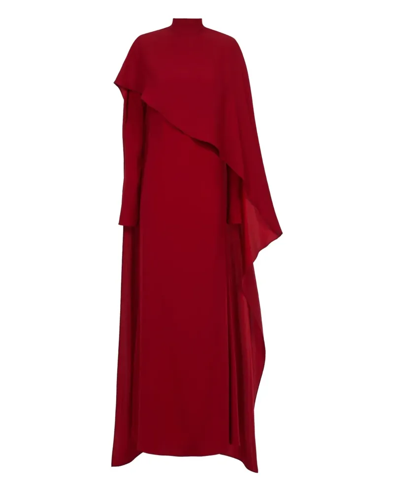 Taller Marmo Carrington Maxikleid mit Stehkragen - Rot Rot