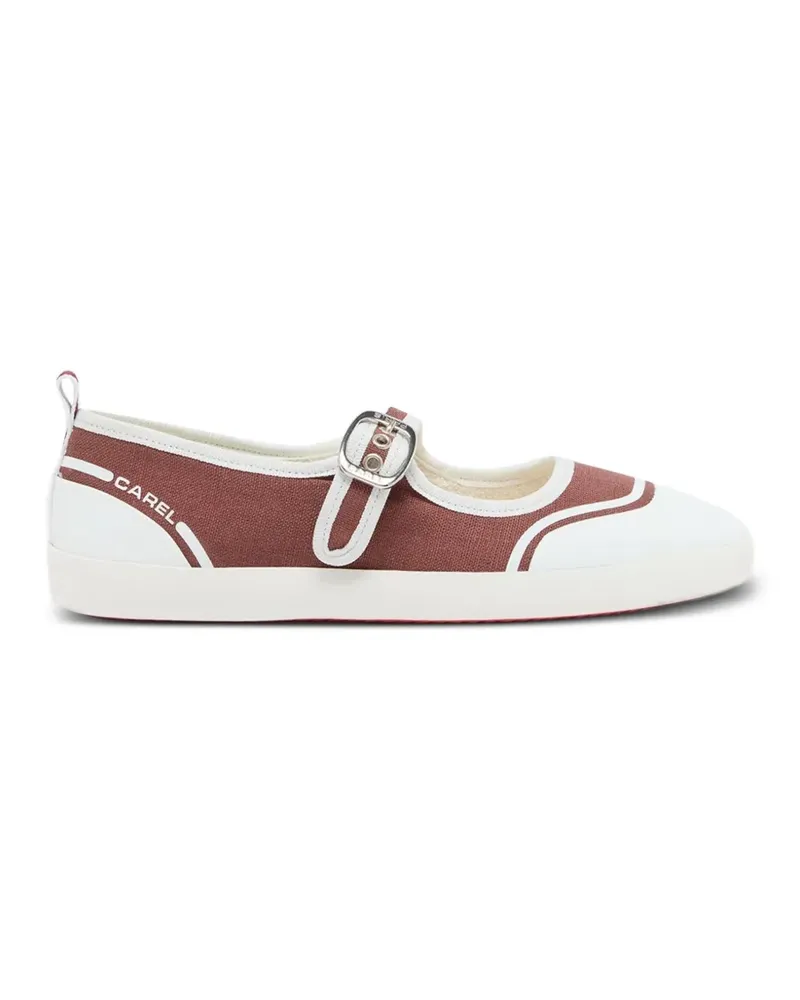 Carel Costa Sneakers mit Schnallenriemen - Braun Braun