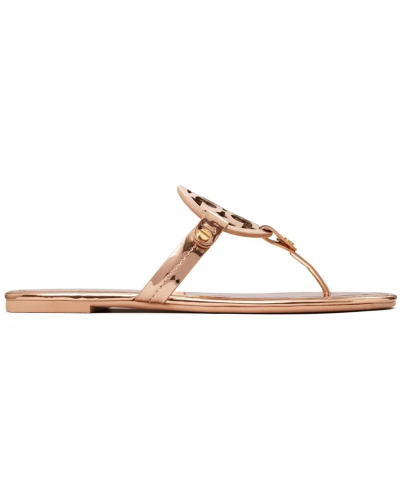 Tory Burch Miller Sandalen im Metallic-Look - Rosa Rosa