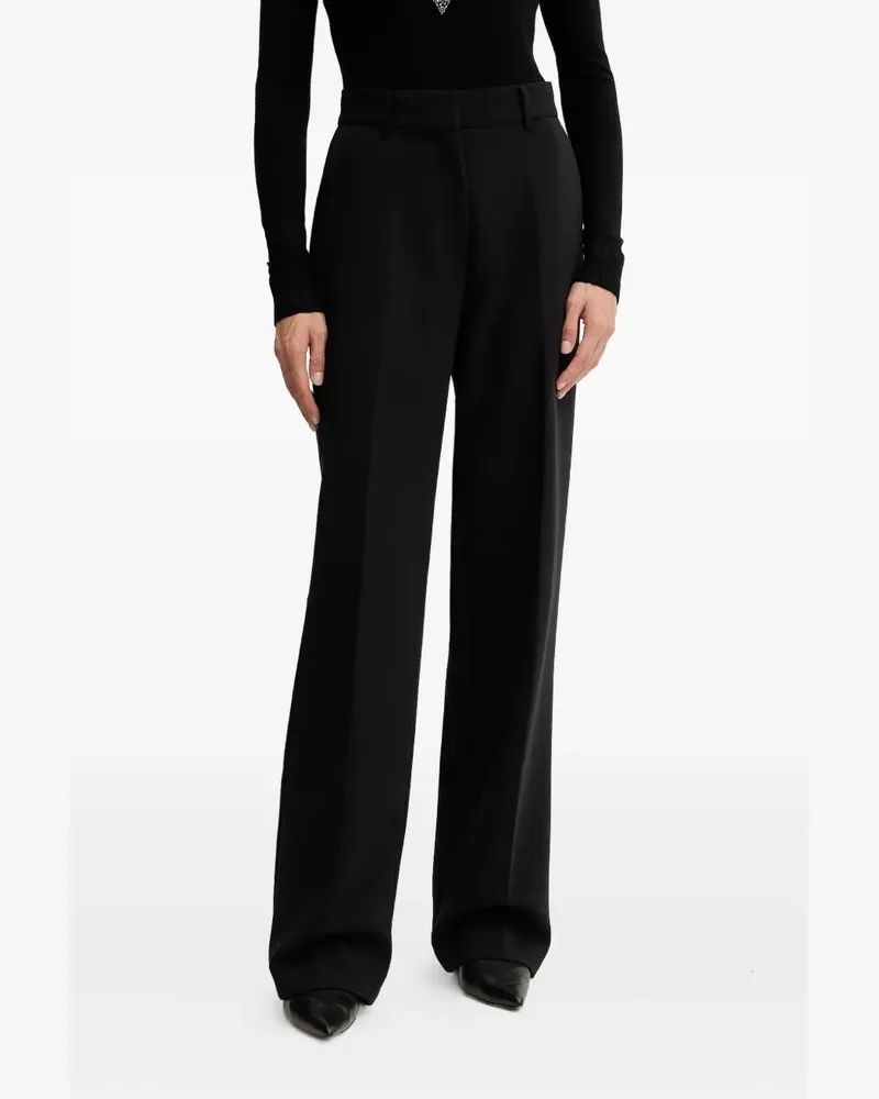 Guess logo-detail trousers - Schwarz Schwarz