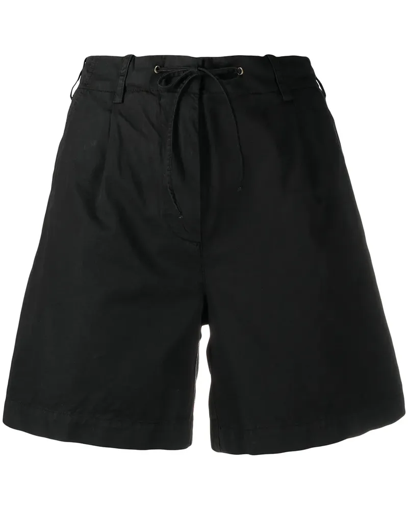 ASPESI Shorts mit Kordelzug - Schwarz Schwarz
