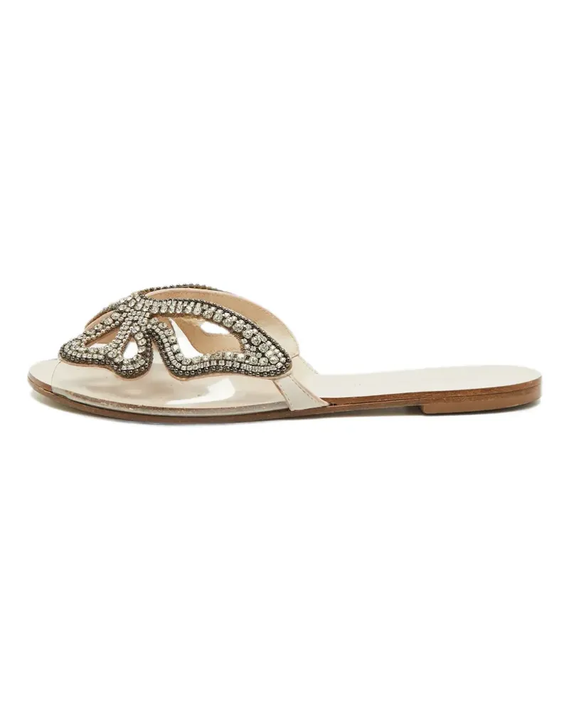 Sophia Webster Bibi Butterfly Sandalen mit Kristallen - Weiß Weiß