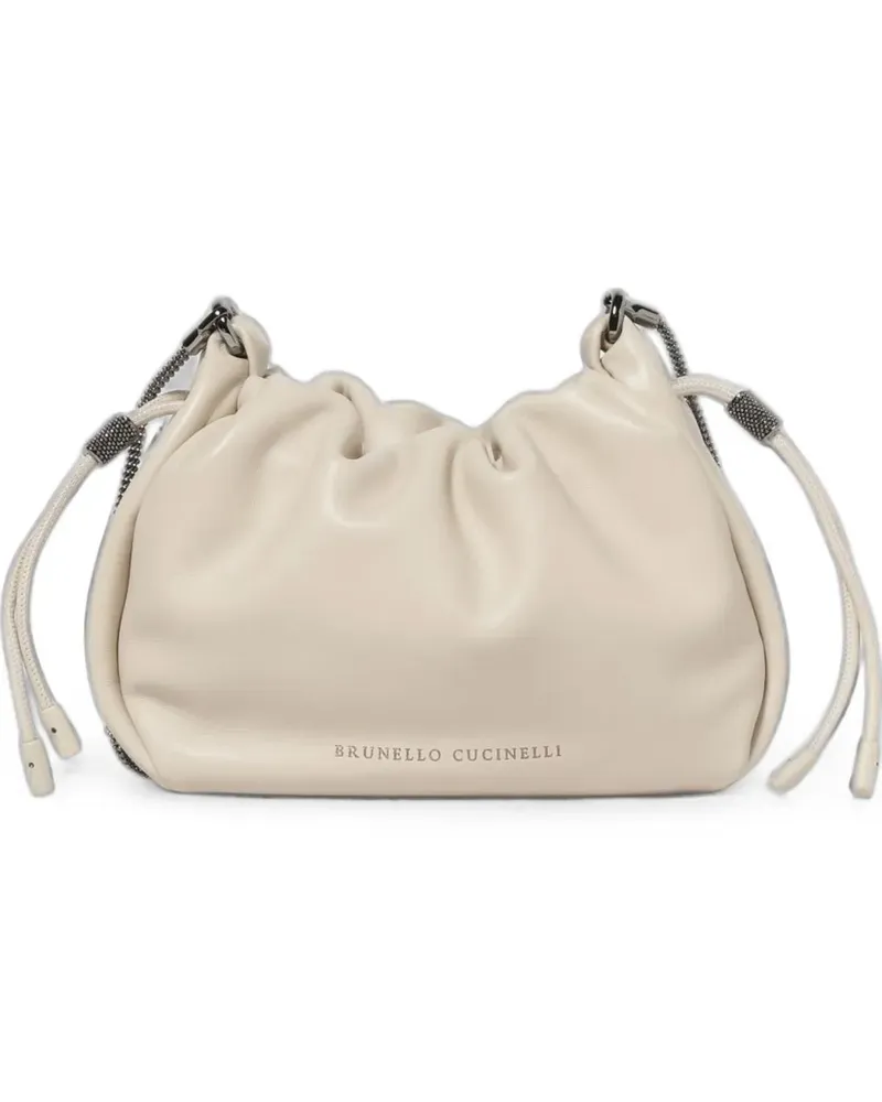 Brunello Cucinelli mini Mellow bucket bag - Nude Nude