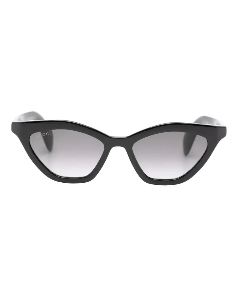 Gucci Cat-Eye-Sonnenbrille - Schwarz Schwarz