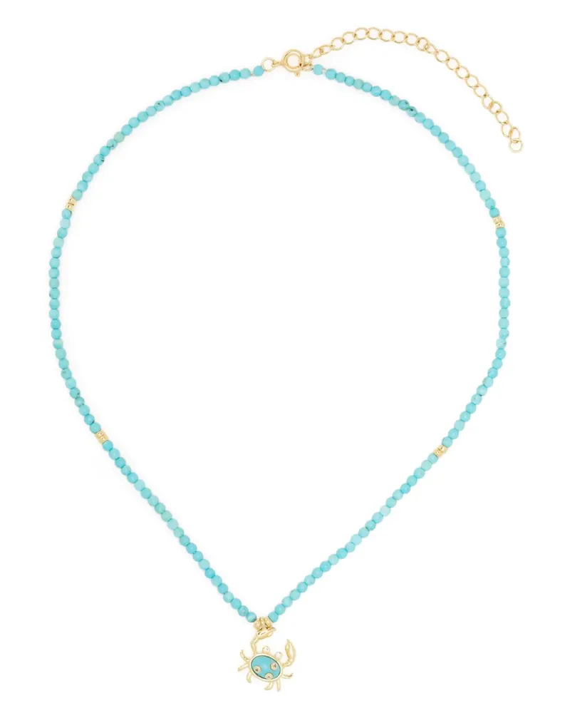 Eshvi Krebs-Halskette - Blau Blau