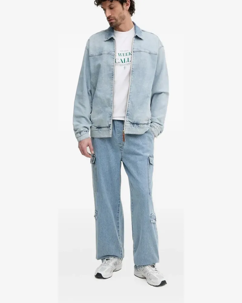 Armani Exchange Jeans mit aufgesetzten Taschen - Blau Blau