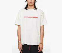 T-Shirt mit Logo - Nude