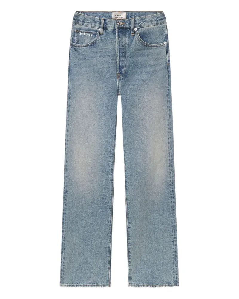 Frame Denim x Sotheby's ausgefranste Jeans - Blau Blau