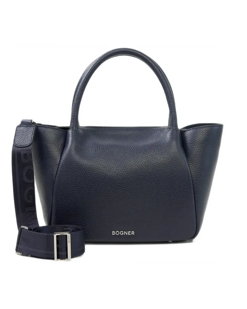 Bogner Wallis Raja Tote Bag aus Leder - Blau Blau