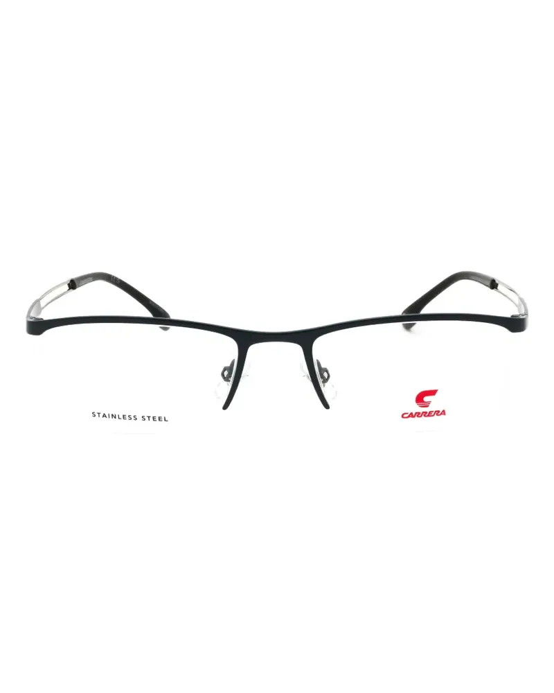 Carrera rectangle-frame semi-rimless glasses - Schwarz Schwarz