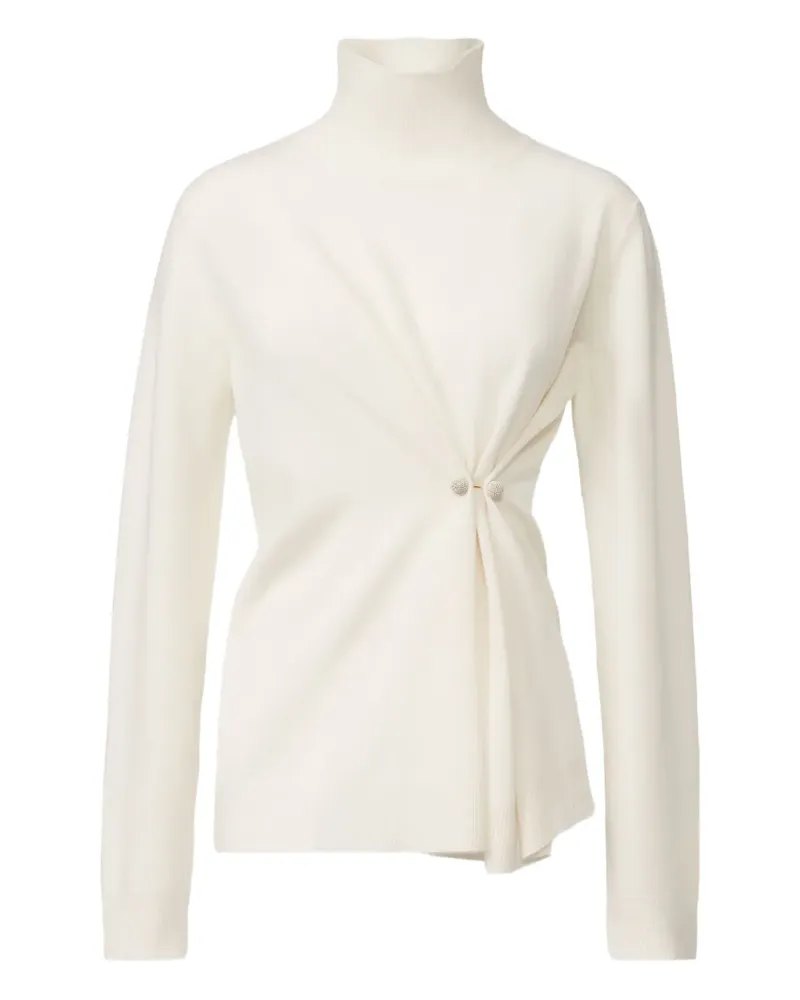 Fabiana Filippi Stehkragen-Pullover mit verdrehtem Design - Nude Nude