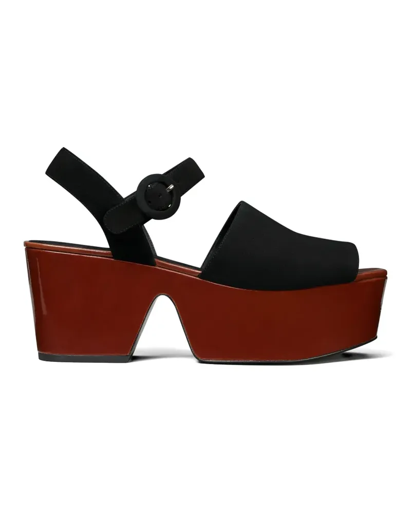 Tory Burch Sandalen mit Plateau - Schwarz Schwarz