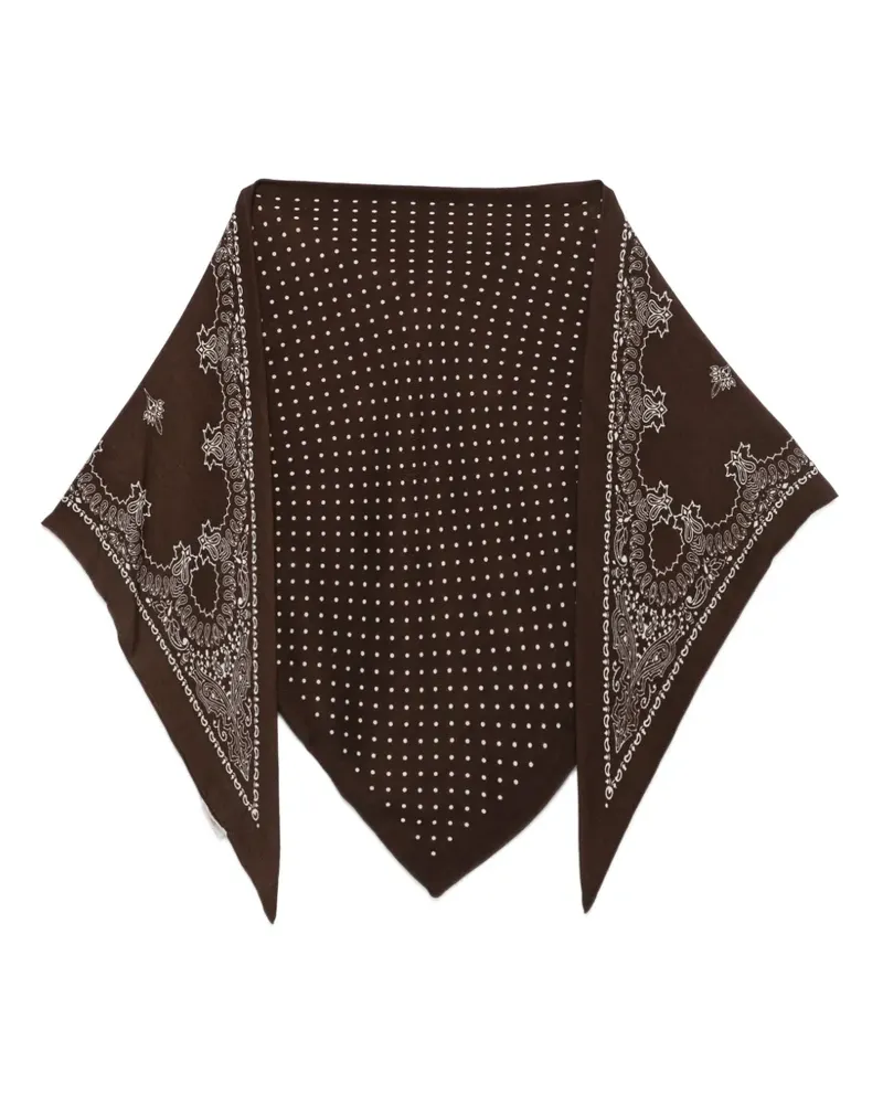 Destin Schal mit Paisley-Print - Braun Braun