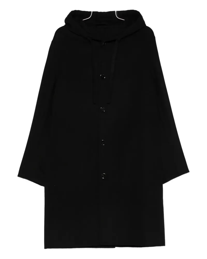 LARDINI Einreihiger Mantel - Schwarz Schwarz