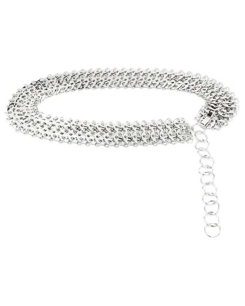Paco Rabanne Gürtel aus Kettengeflecht - Silber Silber