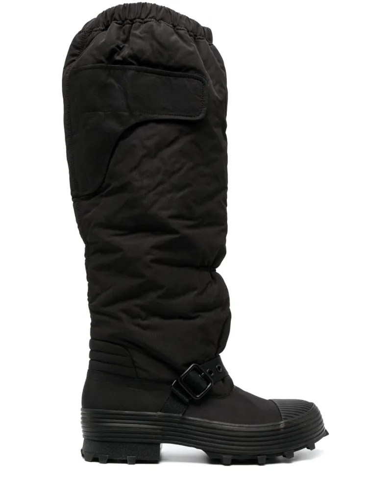 Camper Gefütterte Traktori Stiefel - Schwarz Schwarz