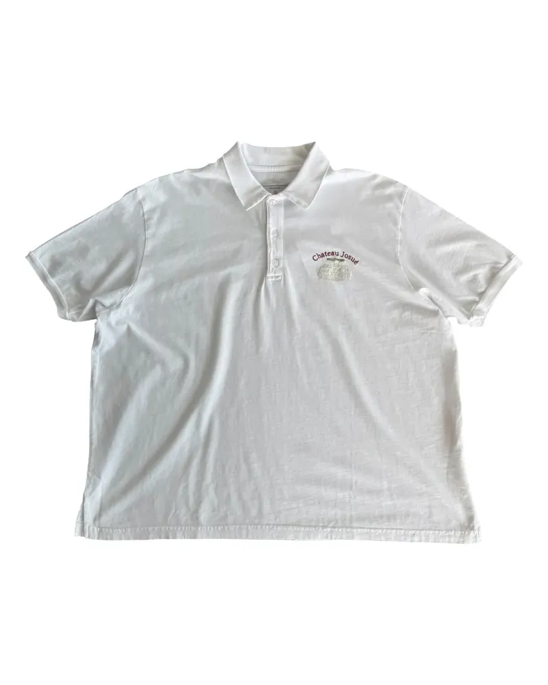 GALLERY DEPT. Chateau Josue Poloshirt mit Stickerei - Weiß Weiß