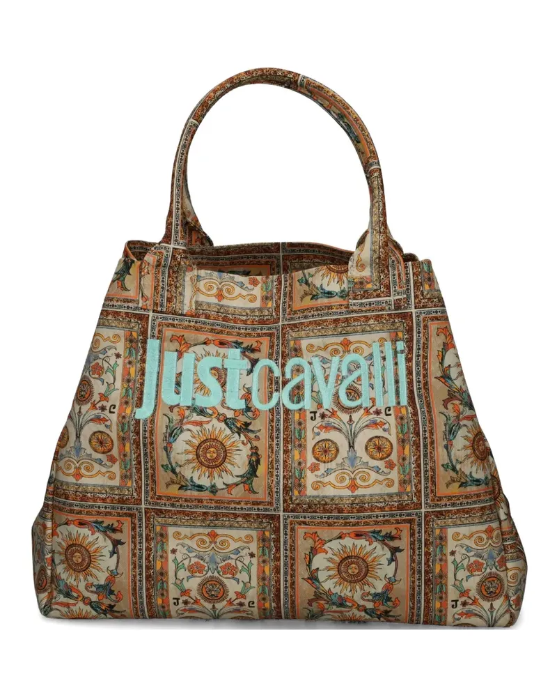 Just Cavalli floral-print tote bag - Braun Braun