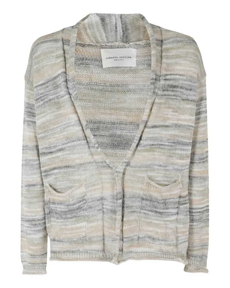 Roberto Collina V-neck pocket cardigan - Nude Nude