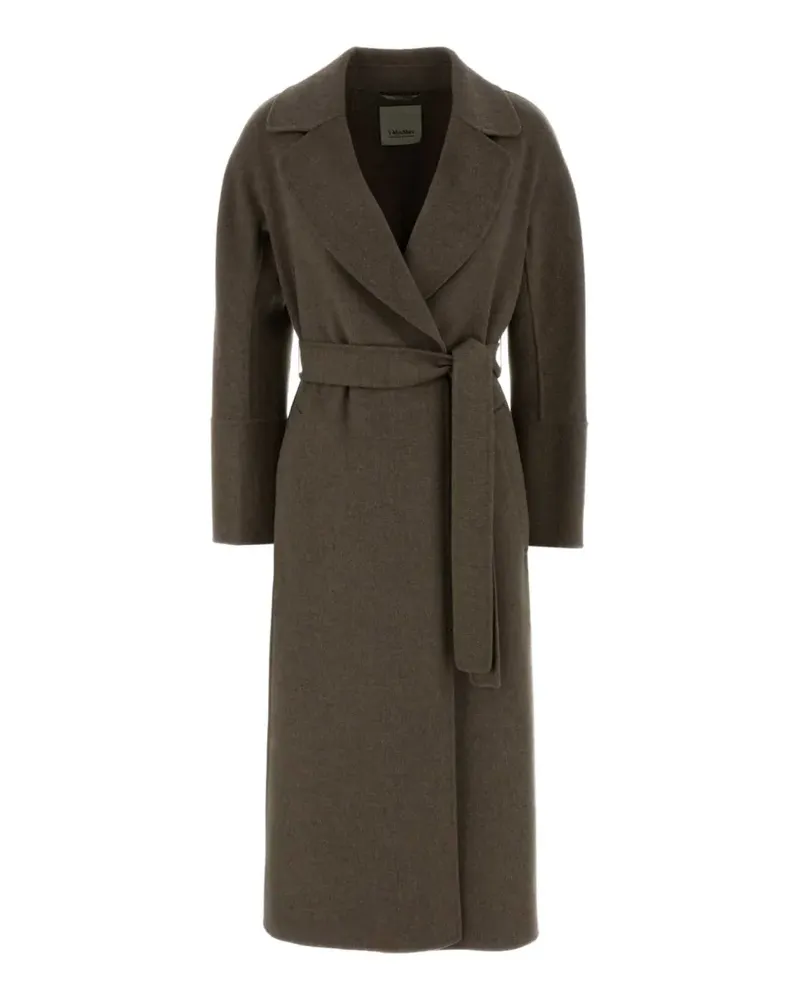 Max Mara Elisa Mantel mit Gürtel - Braun Braun
