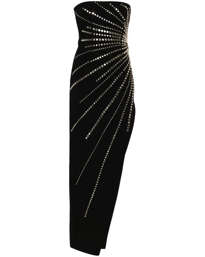 NISSA Asymmetrisches Maxikleid - Schwarz Schwarz