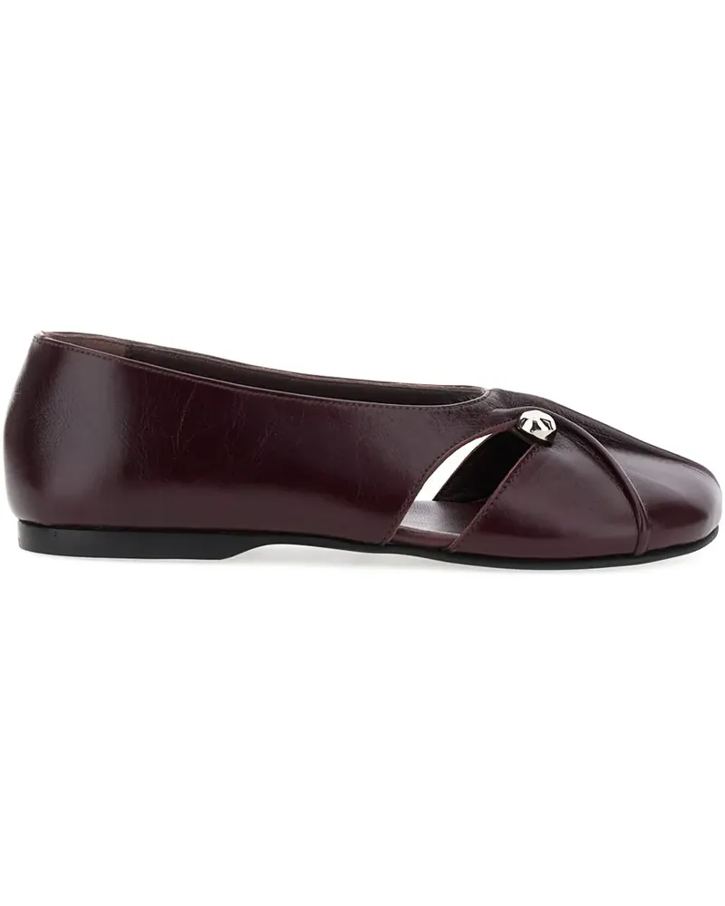 Alohas Ravena Ballerinas - Rot Rot