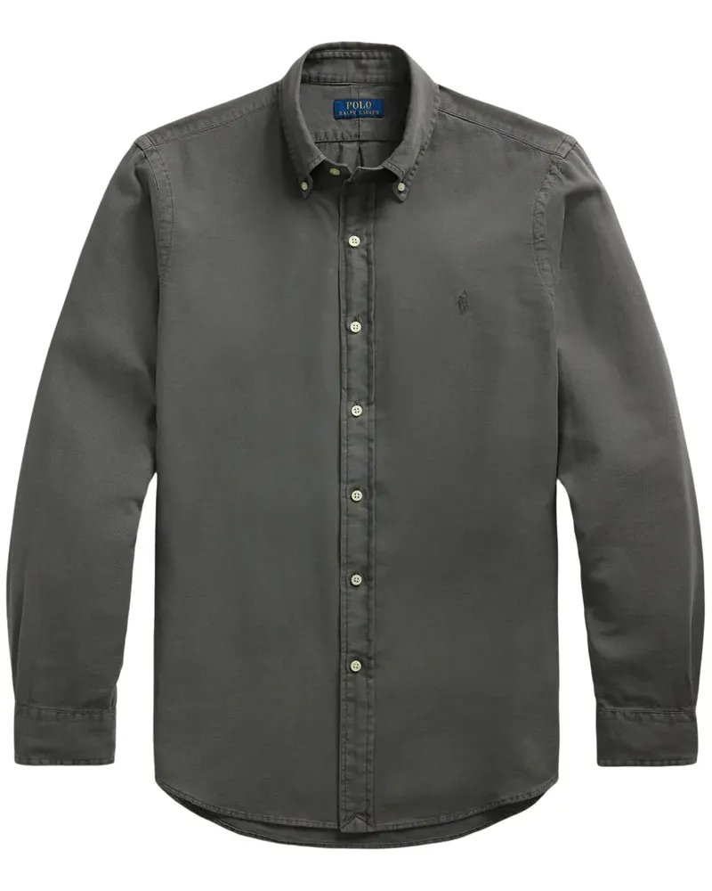 Ralph Lauren Hemd mit Polo Pony-Stickerei - Grau Grau