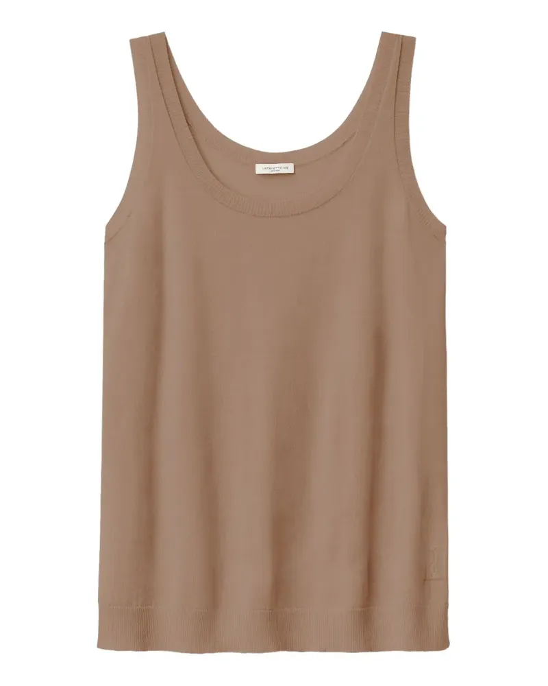 Lafayette148 merino-wool tank top - Nude Nude