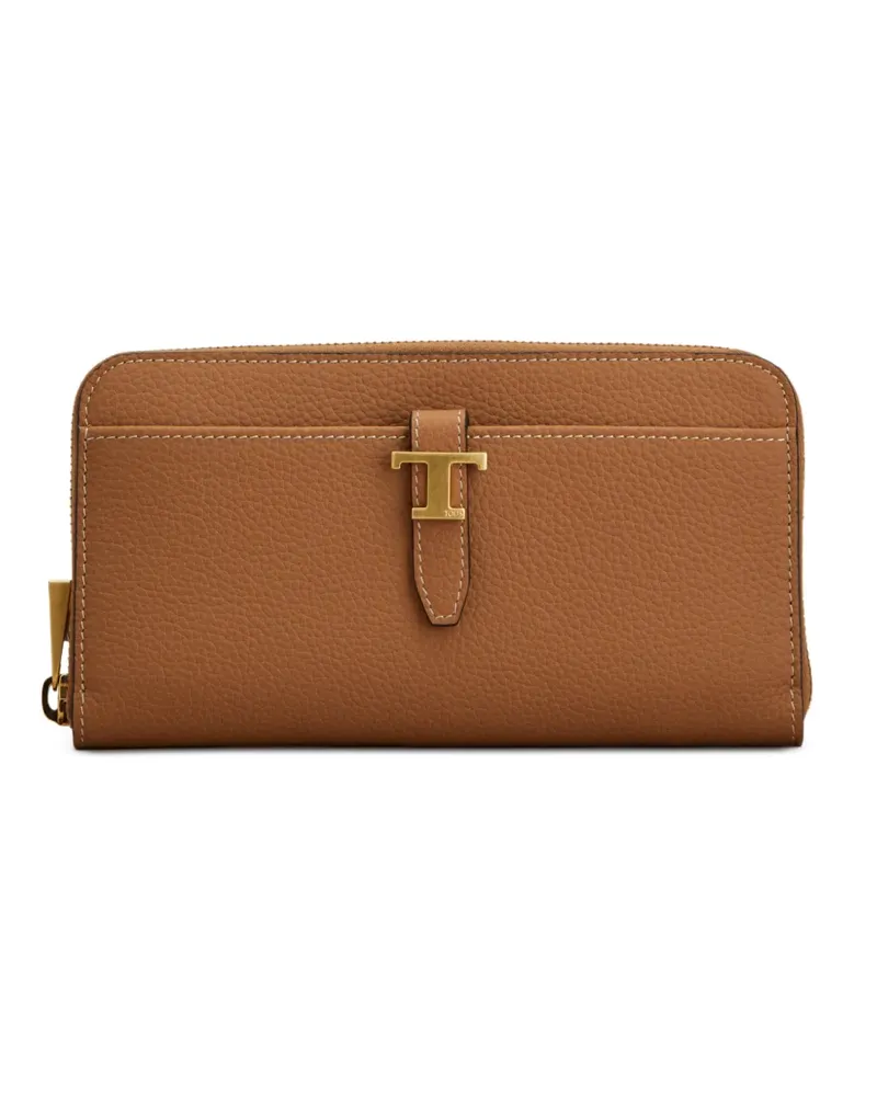 TOD'S T Timeless Portemonnaie - Braun Braun