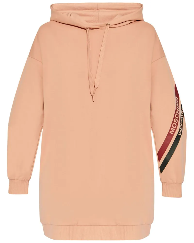 Moschino Hoodie mit Logo - Rosa Rosa