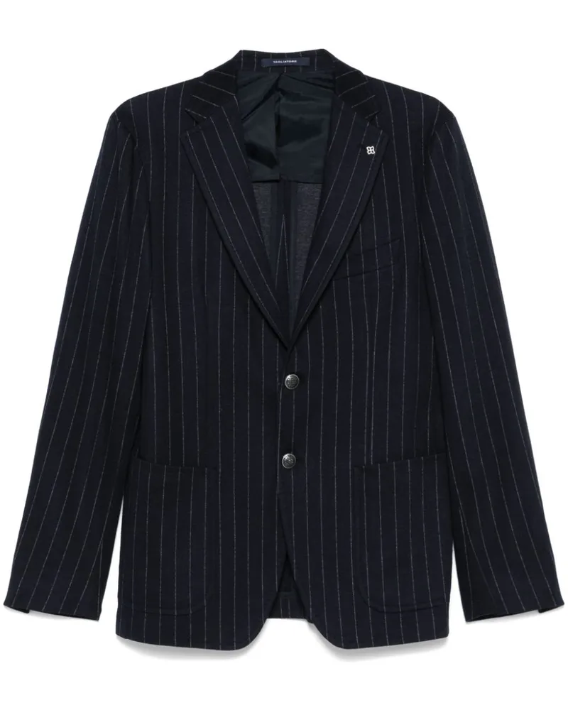 Tagliatore Sakko mit Nadelstreifen - Blau Blau