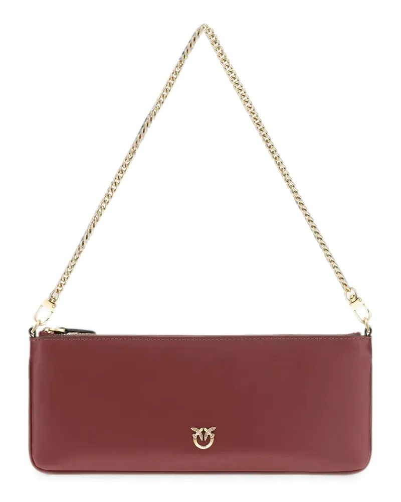 Pinko Horizontal Flat Schultertasche - Rot Rot