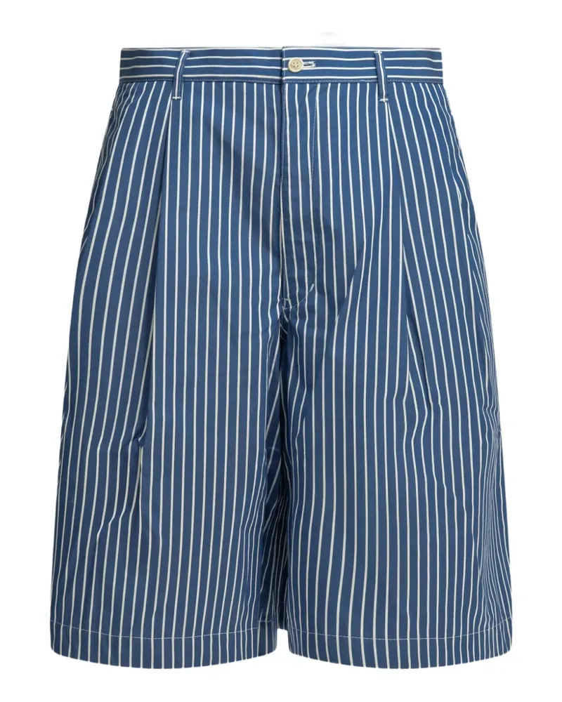 Comme des Garçons striped shorts - Blau Blau
